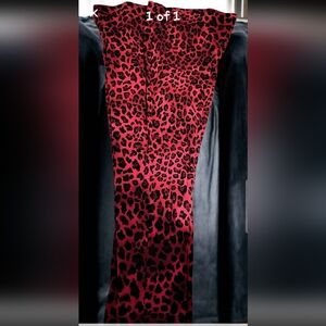 Pink Leopard Print Leggings By Lane Bryant